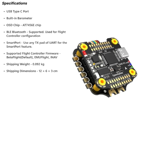 SpeedyBee SB-F4V3-50-STACK | RC Delhi