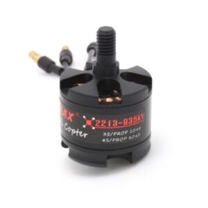 EMAX MT2213 935KV Brushless DC Motor ? Black Cap (CW Motor Rotation) With Prop1045 Combo (Original)